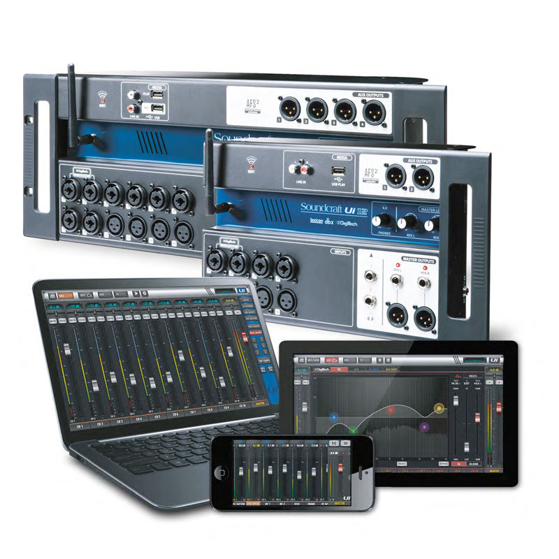 Soundcraft,Ui12,Ui16,Ui24R